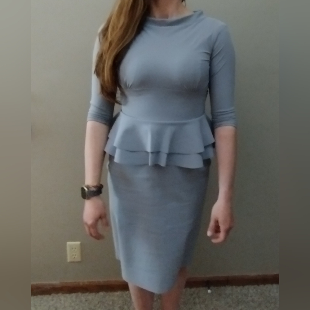 Chiara boni peplum dress US 8 /EU 44